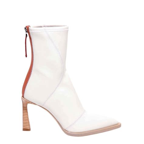 fendi shoes white|fendi heeled boots.